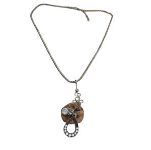 Cork Clear Crystal Snake Chain